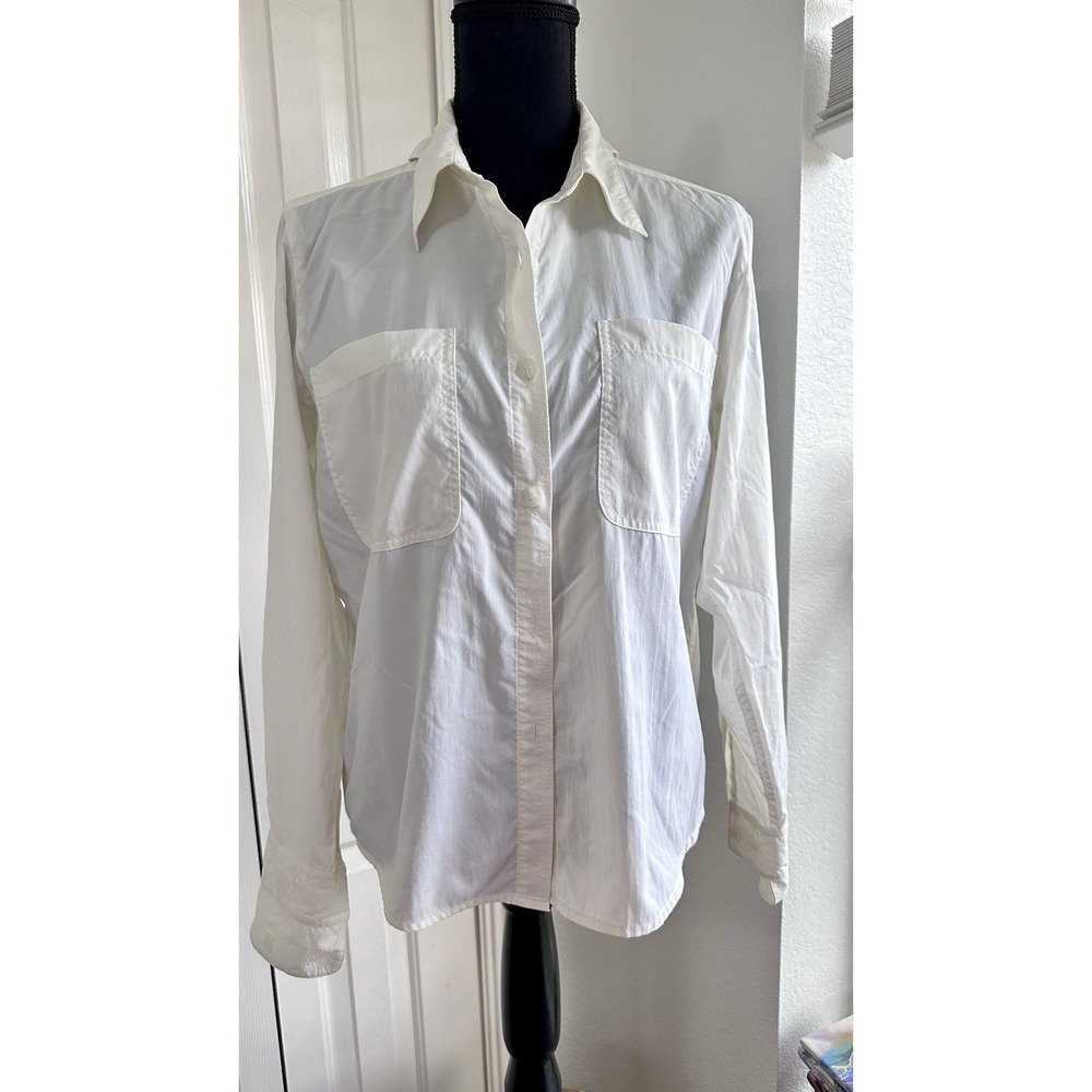 Travel Smith Women's Small Button Front Vented Hiking Long Sleeves Vented Top